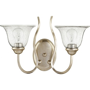 Lyndhurst Highway - 2 Light Wall Sconce in Bailey Street Home Home Collection style - 17.25 inches wide by 11.25 inches high - 1152959