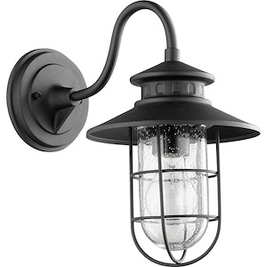 Shirley Paddock - 1 Light Small Outdoor Wall Lantern in Transitional style - 8 inches wide by 12.5 inches high - 1153088