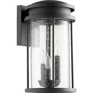 Greenway Fields - 3 Light Outdoor Wall Lantern in Transitional style - 8 inches wide by 14.5 inches high
