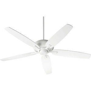 Illogan Downs - Ceiling Fan in Soft Contemporary style - 56 inches wide by 12.5 inches high