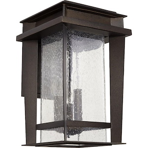Little Maltings - 3 Light Outdoor Wall Lantern in Bailey Street Home Home Collection style - 9.5 inches wide by 16.5 inches high