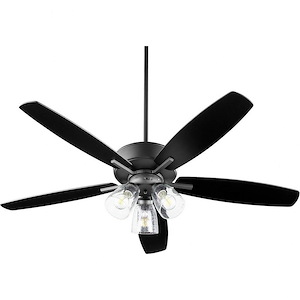 Carlile Way - 5 Blade Ceiling Fan in Bailey Street Home Home Collection style - 52 inches wide by 16.75 inches high