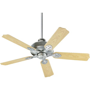 Chapman Ridings - Patio Ceiling Fan in Soft Contemporary style - 52 inches wide by 16.5 inches high