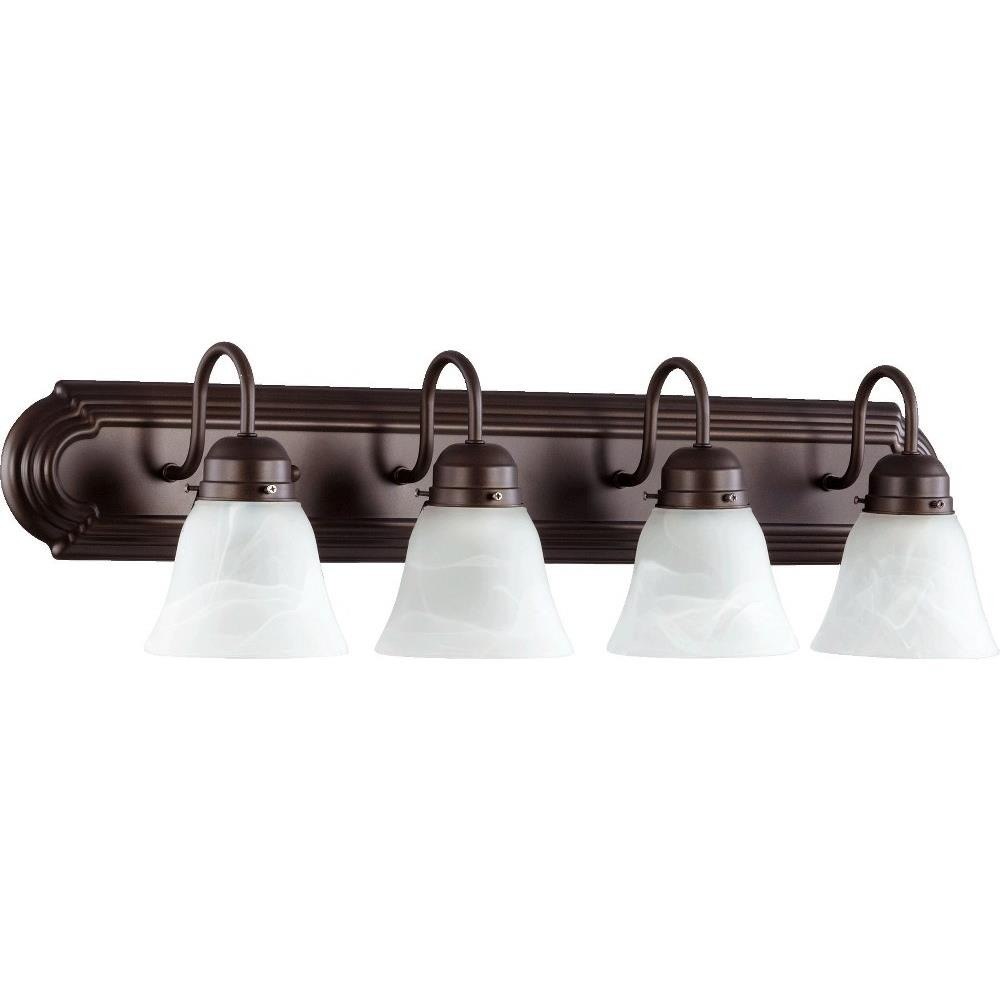 Bailey Street Home 183-BEL-616504 4 Light Vanity Light in Bailey Street Home Home Collection style - 30 inches wide by 8 inches high