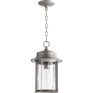 Pemberton End - 1 Light Outdoor Hanging Lantern in style - 9.5 inches wide by 15.75 inches high