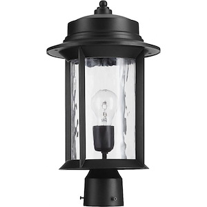 Pemberton End - 1 Light Outdoor Post Lantern in style - 9.5 inches wide by 17 inches high