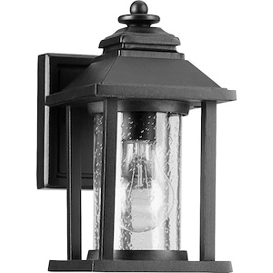 Elderberry Cliff - 1 Light Outdoor Wall Lantern in Transitional style - 5 inches wide by 9.25 inches high
