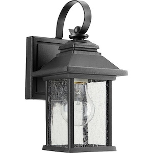 Wootton Bridge - 1 Light Outdoor Wall Lantern in Transitional style - 5 inches wide by 10 inches high
