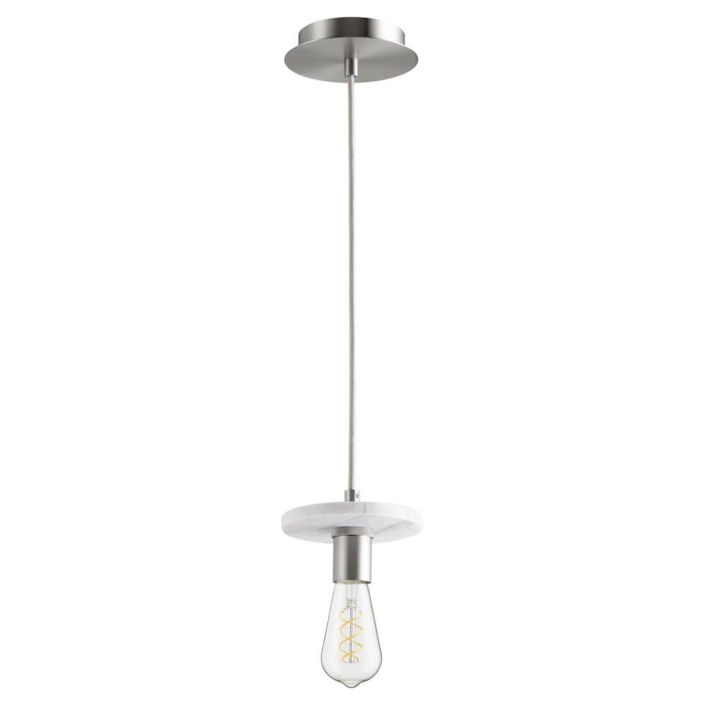 Bailey Street Home 183-BEL-1010116 1 Light Marble Pendant in Contemporary style - 5.88 inches wide by 5.63 inches high