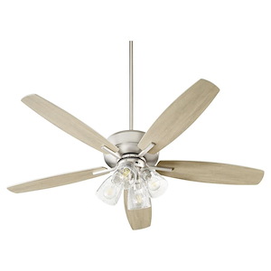 Carlile Way - 5 Blade Ceiling Fan in Bailey Street Home Home Collection style - 52 inches wide by 16.75 inches high