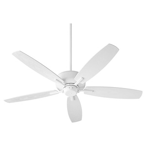 Carlile Way - 5 Blade Outdoor Patio Fan in Bailey Street Home Home Collection style - 52 inches wide by 12.25 inches high