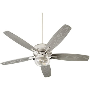 Breeze - 5 Blade Outdoor Patio Fan in Bailey Street Home Home Collection style - 52 inches wide by 16.55 inches high
