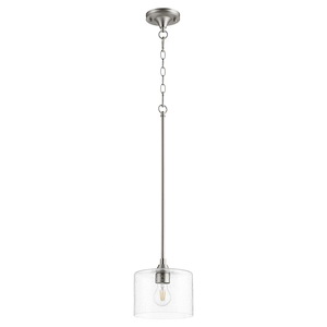 Palmers Lawns - 1 Light Pendant in Soft Contemporary style - 8 inches wide by 7.5 inches high - 1147869
