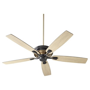 Courtenay Fairway - 5 Blade Ceiling Fan in Traditional style - 60 inches wide by 14.25 inches high