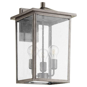 Parson's Land Drove - 3 Light Outdoor Wall Lantern in Transitional style - 11 inches wide by 18 inches high - 1151734