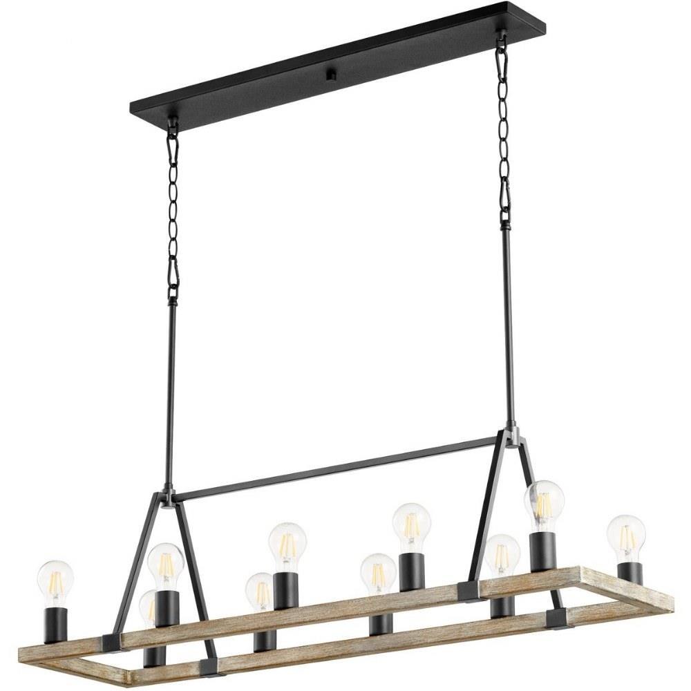 Bailey Street Home 183-BEL-1016078 Middle House Drive - 10 Light Linear Chandelier in style - 12.25 inches wide by 11.75 inches high