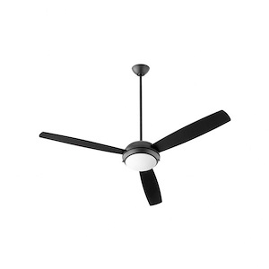 Homestead Dell - 3 Blade Ceiling Fan with Light Kit In Soft Contemporary Style-15.65 Inches Tall and 60 Inches Wide - 1148451