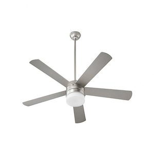 Lockerbie Avenue - 5 Blade Ceiling Fan with Light Kit-16.8 Inches Tall and 52 Inches Wide
