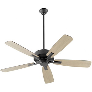Milky Whey - 5 Blade Ceiling Fan In Transitional Style-12.5 Inches Tall and 52 Inches Wide
