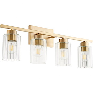Underwood Gardens - 4 Light Vanity Light In Transitional Style-9.5 Inches Tall and 30 Inches Wide - 1153442