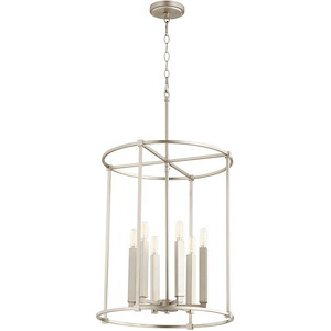 Oakhurst Head - 6 Light Entry Foyer In Soft Contemporary Style-22 Inches Tall and 17.75 Inches Wide - 1147361