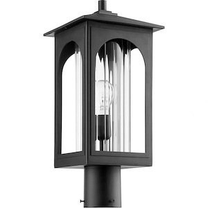 Little Reach - 1 Light Outdoor Post Lantern In Transitional Style-18.25 Inches Tall and 8 Inches Wide