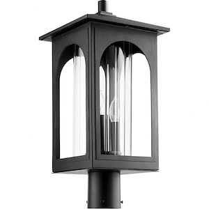Little Reach - 3 Light Outdoor Post Lantern In Transitional Style-21 Inches Tall and 9.5 Inches Wide - 1153150