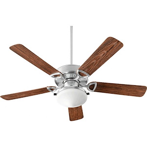 Normandy Alley - 5 Blade Ceiling Fan with Light Kit In Traditional Style-19.17 Inches Tall and 52 Inches Wide