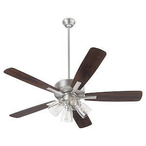 Arnold End - 5 Blade Ceiling Fan with Light Kit In Transitional Style-18.25 Inches Tall and 52 Inches Wide