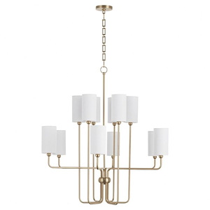 Belvoir Walk - 12 Light Chandelier-37.5 Inches Tall and 37 Inches Wide