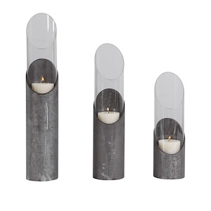Multi Way - 22 inch Candleholder (Set of 3) - 4.25 inches wide by 4.25 inches deep