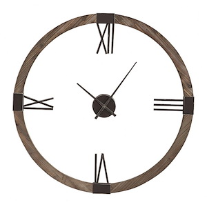 Mercer Brook - 39.5 inch Modern Wall Clock