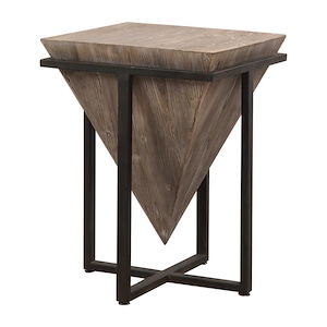 Woodview Corner - 25.25 inch Accent Table - 18.25 inches wide by 18.25 inches deep