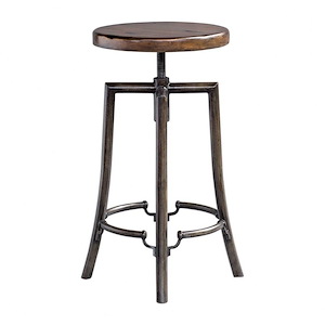 Richmond Road - 32 inch Industrial Bar Stool - 18 inches wide by 18 inches deep