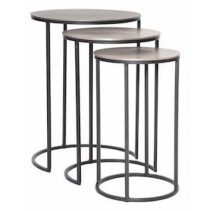 Farriers Lanes - 23.7 inch Metal Nesting Tables (Set of 3)