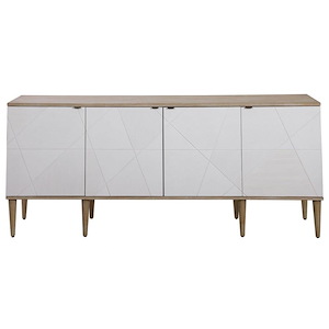 Imperial Chase - 72 Inch 4 Door Modern Sideboard Cabinet