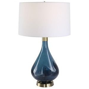 Harrington Drive - 1 Light Art Glass Table Lamp-27.75 Inches Tall and 17 Inches Wide - 1239436