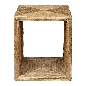 Cow Woodlands - Side Table-24.25 Inches Tall and 20.25 Inches Wide - 1281098