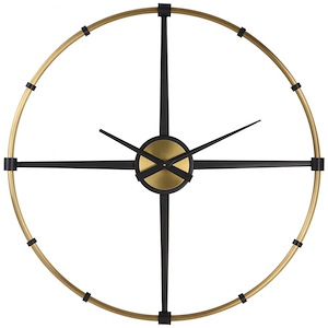 Captain - Industrial Wall Clock-37.5 Inches Tall and 37.5 Inches Wide