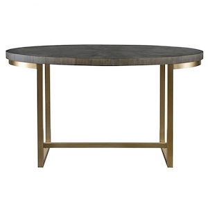 Brooks East - Oval Desk-30 Inches Tall and 48 Inches Wide