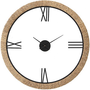Montecito - Wall Clock In Modern Style-39.75 Inches Tall and 39.75 Inches Wide