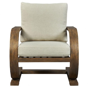 Lochiebank Crescent - Accent Chair-34 Inches Tall and 30 Inches Wide