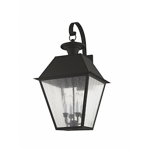 Lane Wood - 4 Light Outdoor Wall Lantern in Coastal Style - 15 Inches wide by 27.5 Inches high