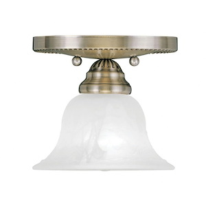 Miramar Avenue - 1 Light Flush Mount in Traditional Style - 7 Inches wide by 6 Inches high - 1122878