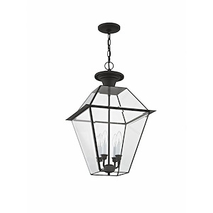 Vaughan Wynd - 4 Light Outdoor Pendant Lantern in Farmhouse Style - 15 Inches wide by 24.5 Inches high - 1122907