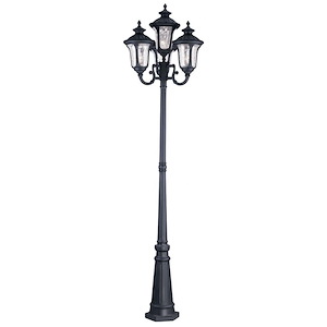 Foxglove Glebe - Four Light Post in Traditional Style - 23 Inches wide by 93 Inches high - 1268494