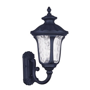 Foxglove Glebe - One Light Outdoor Wall Lantern in Traditional Style - 9.5 Inches wide by 18 Inches high