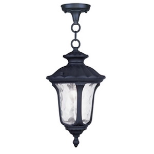 Foxglove Glebe - One Light Outdoor Hanging Lantern in Traditional Style - 7.25 Inches wide by 14 Inches high - 1268547