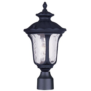 Foxglove Glebe - 1 Light Outdoor Post Top Lantern in Traditional Style - 7.25 Inches wide by 15.5 Inches high - 1121155