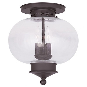 Avenue Gardens - 3 Light Flush Mount in Coastal Style - 11 Inches wide by 11.5 Inches high - 1122958